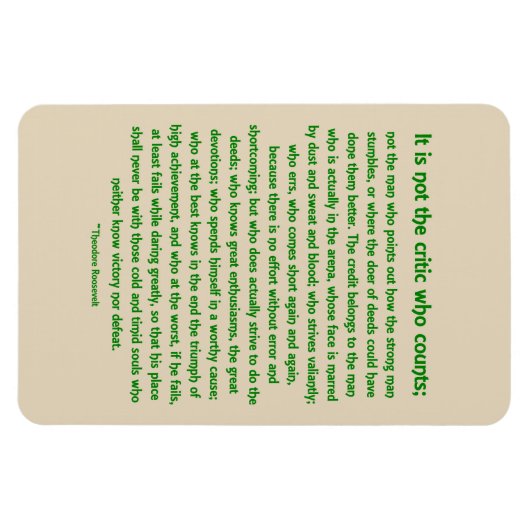 Magnet Flexible Oser Grandement - Aimant (Horizontal)