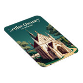 Magnet Flexible Ossuaire de Sedlec République tchèque (Côté Droit)