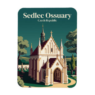 Magnet Flexible Ossuaire de Sedlec République tchèque