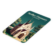 Magnet Flexible Ossuaire de Sedlec République tchèque (Côté Gauche)