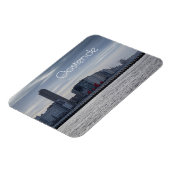 Magnet Flexible Ostende Coastal City Skyline, Belgique (Côté Gauche)