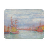 Magnet Flexible Ostende Harbour par James Ensor (1900) (Horizontal)