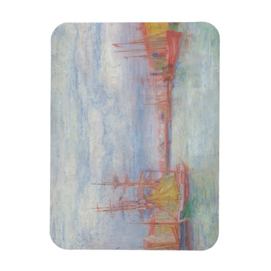 Magnet Flexible Ostende Harbour par James Ensor (1900) (Vertical)