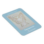 Magnet Flexible Ostéoporose Sensibilisation Ruban Angle magnétique (Côté Droit)