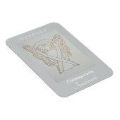 Magnet Flexible Ostéoporose Sensibilisation Ruban Angle magnétique (Côté Droit)