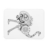 Magnet Flexible Ostrich inspiré (Horizontal)
