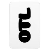 Magnet Flexible OTL Emoticon ~ Élang coréen (Vertical)