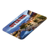 Magnet Flexible Ottawa au crépuscule (Côté Gauche)