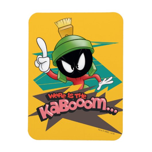 Magnet Flexible "Où est le Kabooom" Points MARVIN MARTIAN™ (Vertical)