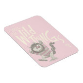 Magnet Flexible Où les choses sauvages sont citées - rose (Côté Droit)