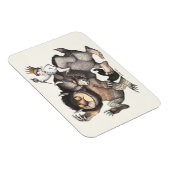 Magnet Flexible Où les choses sauvages sont des caractères (Côté Droit)