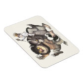 Magnet Flexible Où les choses sauvages sont des caractères (Côté Droit)