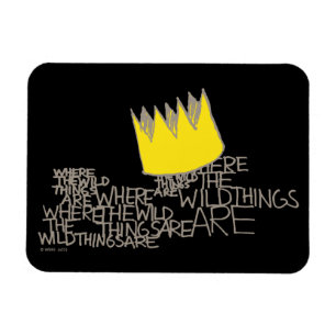 Magnet Flexible Où sont les choses sauvages   Couronne