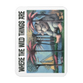 Magnet Flexible Où Sont Les Choses Sauvages | Couverture de livre (Vertical)