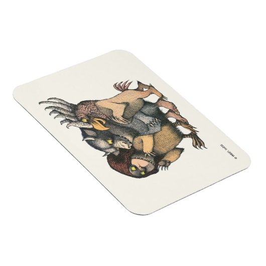 Magnet Flexible Où sont les choses sauvages | Créatures (Côté Droit)