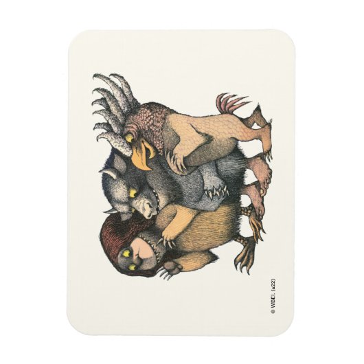 Magnet Flexible Où sont les choses sauvages | Créatures (Vertical)