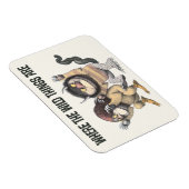 Magnet Flexible Où sont les choses sauvages | Deux choses sauvages (Côté Droit)