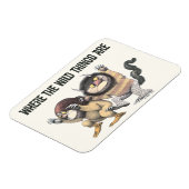 Magnet Flexible Où sont les choses sauvages | Deux choses sauvages (Côté Gauche)