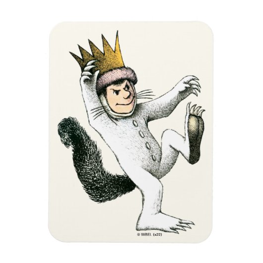 Magnet Flexible Où sont les choses sauvages | Max (Vertical)