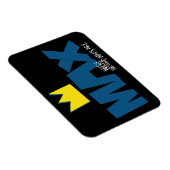 Magnet Flexible Où sont les monstres ? | Max et couronne (Côté Droit)