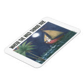 Magnet Flexible Où sont les monstres | Scène 2 (Côté Gauche)