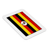 Magnet Flexible Ouganda - Drapeau ougandais (Côté Droit)