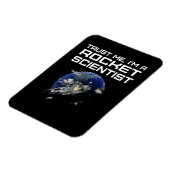 Magnet Flexible Oui C'est Rocket Science Drôle Aérospatiale (Côté Gauche)
