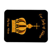 Magnet Flexible Our Lady of Fatima crown (Horizontal)