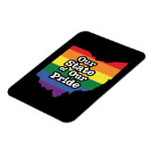 Magnet Flexible Our State of Our Pride Ohio (Côté Gauche)