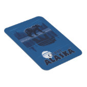 Magnet Flexible Ours au clair de lune - Curry, Alaska (Côté Droit)