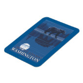 Magnet Flexible Ours au clair de lune - Mont Adams, Washington (Côté Gauche)