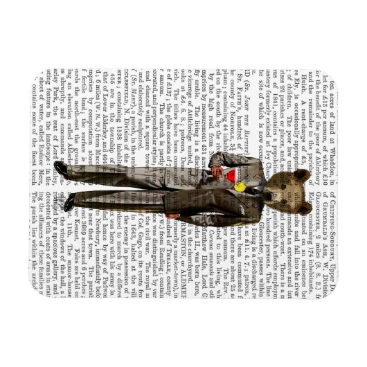 Magnet Flexible Ours avec Cocktail (Horizontal)