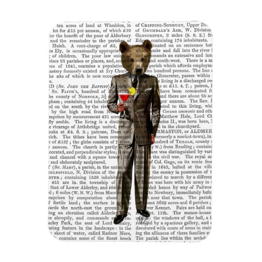 Magnet Flexible Ours avec Cocktail (Vertical)