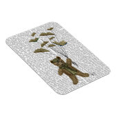 Magnet Flexible Ours avec papillons du livre (Côté Droit)