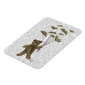 Magnet Flexible Ours avec papillons du livre (Côté Gauche)