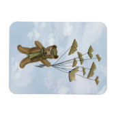 Magnet Flexible Ours avec papillons du livre 3 (Horizontal)