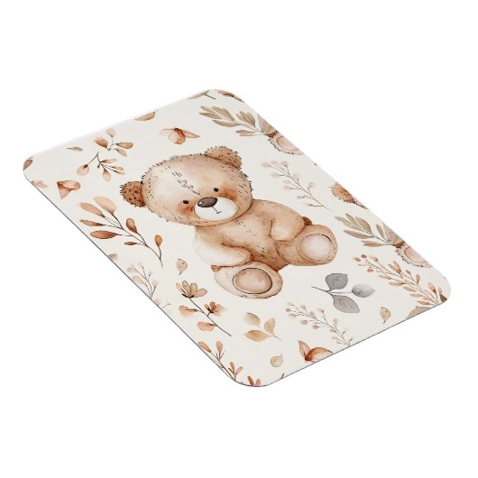 Magnet Flexible Ours Bébé Beige Cute (Côté Droit)