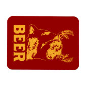 Magnet Flexible Ours + Cerf = Bière (Horizontal)