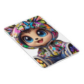 Magnet Flexible Ours Chibi mou en Sweat - shirt à capuche papillon (Côté Droit)