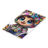 Magnet Flexible Ours Chibi mou en Sweat - shirt à capuche papillon (Côté Gauche)