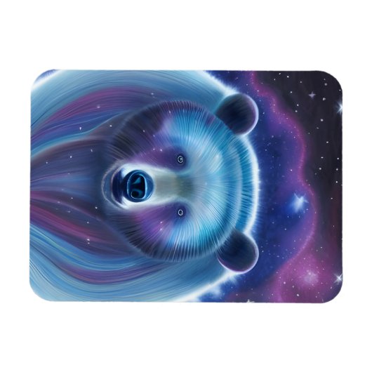 Magnet Flexible Ours cosmique (Horizontal)