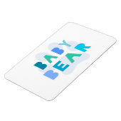 Magnet Flexible Ours de bébé - bleu (Côté Gauche)