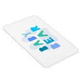 Magnet Flexible Ours de bébé - bleu (Côté Droit)