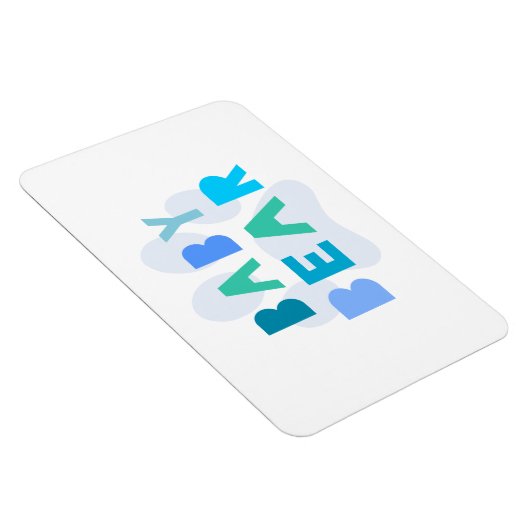 Magnet Flexible Ours de bébé - bleu (Côté Droit)