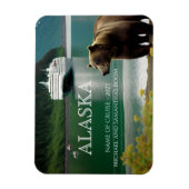 Magnet Flexible Ours de croisière de l'Alaska personnalisé (Vertical)