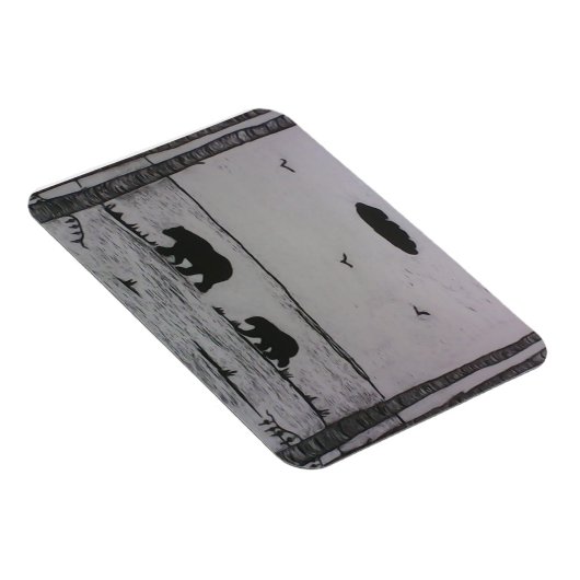 Magnet Flexible Ours de maman (Côté Droit)