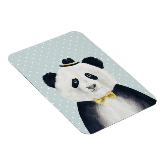 Magnet Flexible Ours de panda aquarelle (Côté Droit)
