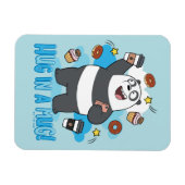 Magnet Flexible Ours de Panda - Enferré dans une Mug ! (Horizontal)
