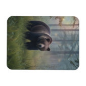 Magnet Flexible Ours en Forêt Magique (Horizontal)