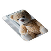 Magnet Flexible Ours en peluche assis confortablement (Côté Droit)